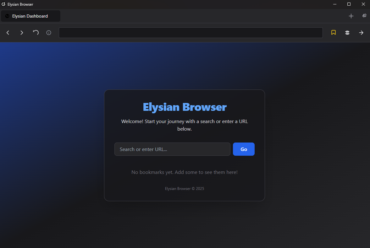 Elysian Browser Interface